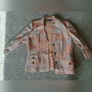 Kasper Pastel Striped Blazer